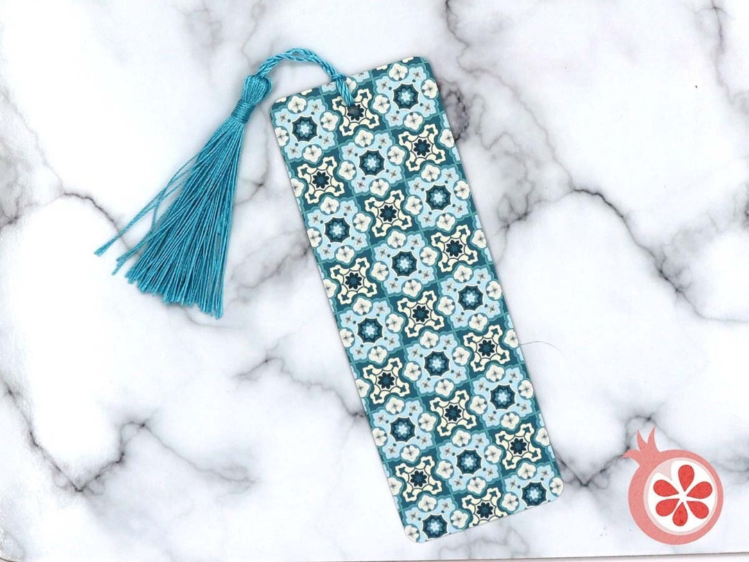 Islamic Pattern Bookmark Turquoise Islamic Art Pattern Bookmark - Islamic Art - Islamic Boomarks ...
