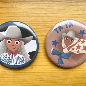 Set di 2 spille ispirate a Cowboy Carter