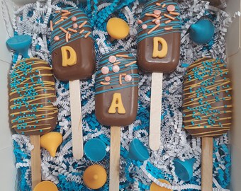 Dad Cakesicle Treat Box, Vatertag, Geburtstag