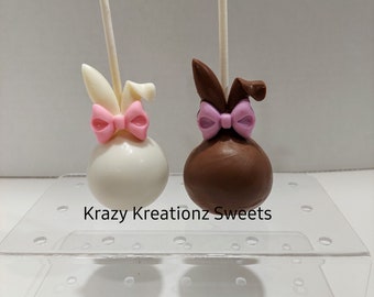 Bunny Ear Cake Pops, Easter