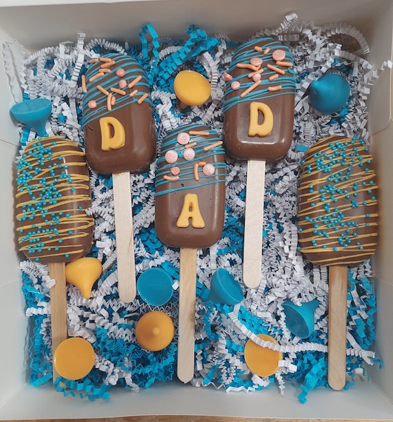 Dad Cakesicle Treat Box, Father's Day, Birthday 