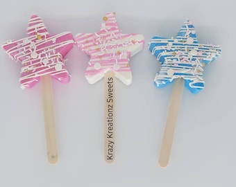 Pasteles estrella brillantes