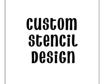 Custom Cookie Stencil, Custom Design, Cookie Decorating, Reusable