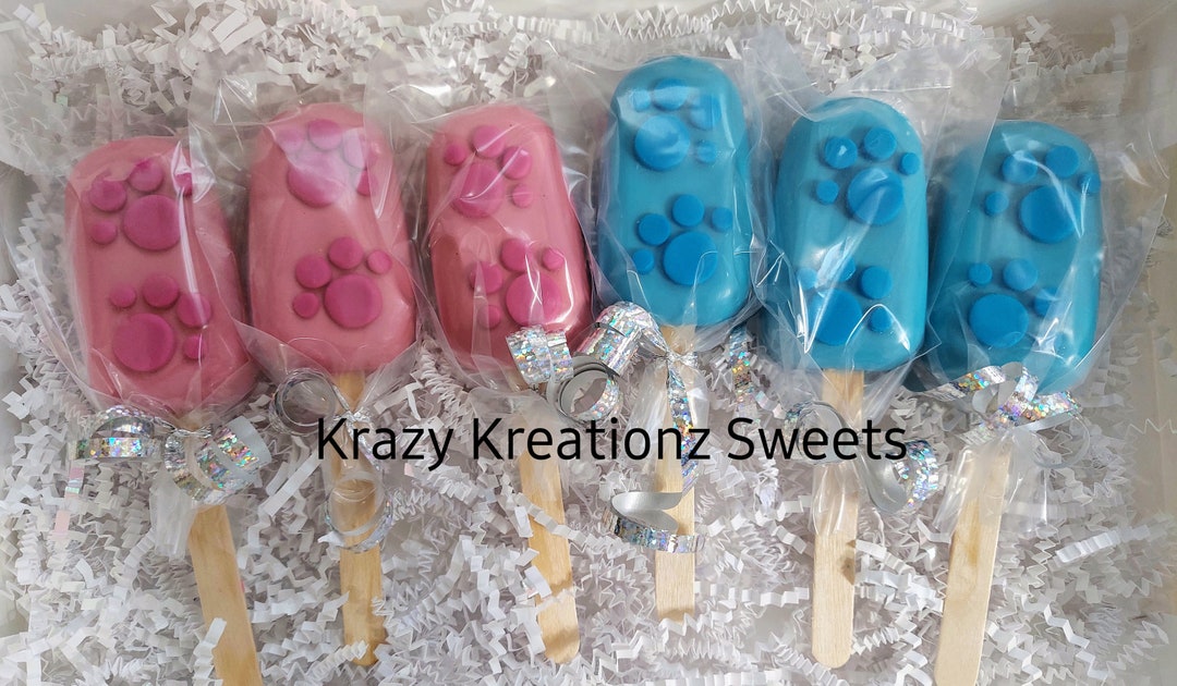 Paw Print Cakesicles Etsy