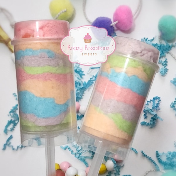 Push Pop Cotton Candy Etsy
