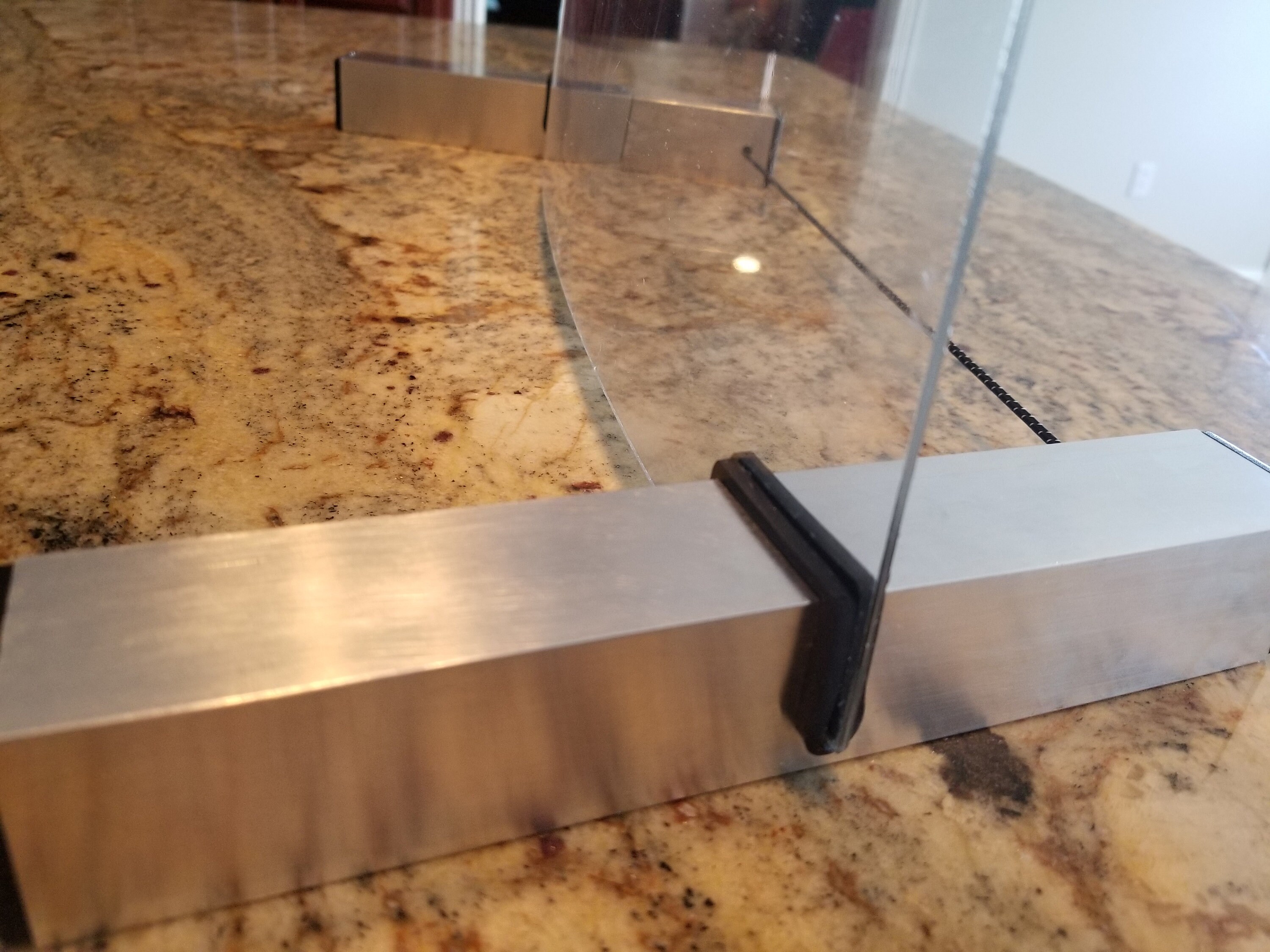 Pair of Sneeze Guard Feet With Free Shipping for Panels up to Etsy