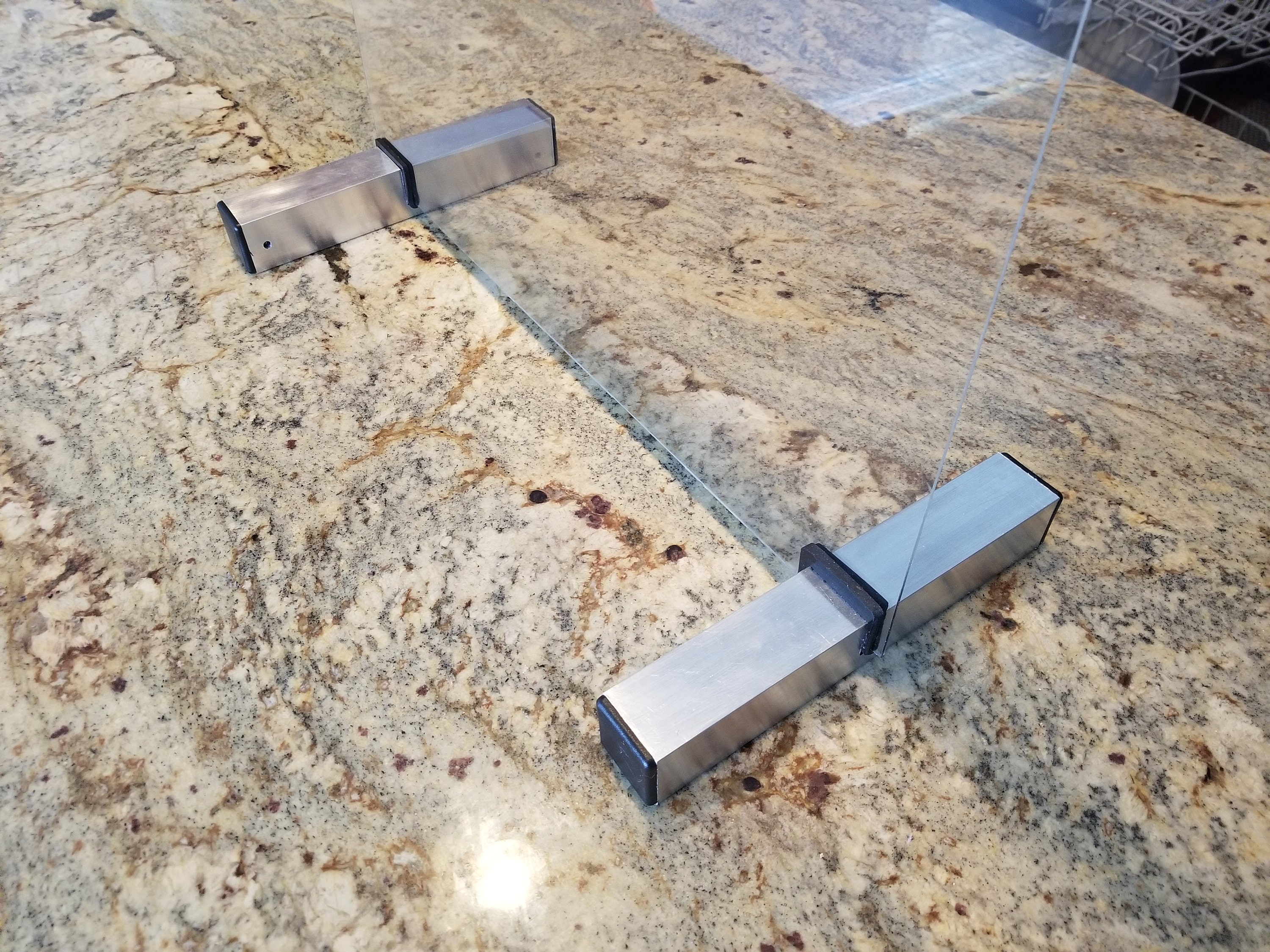 Pair of Sneeze Guard Feet With Free Shipping for Panels up to Etsy