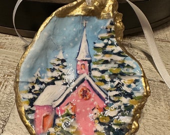 Christmas in the Mountains Ornament