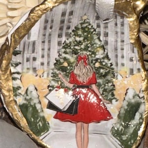 Shopping in NYC Christmas Ornaments