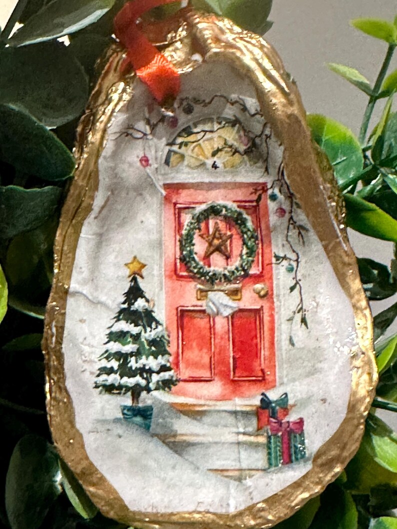 Front Door Christmas Ornaments Etsy