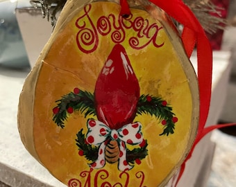 Weihnachtliche Fleur de Lis