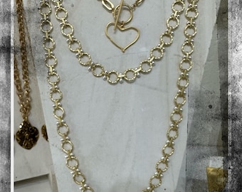 Multi Metal Kreis Halskette