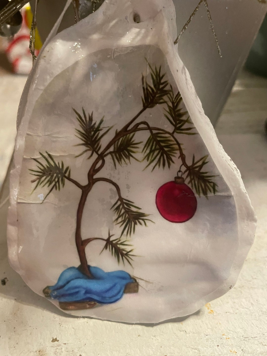 Elegant Charlie Brown Christmas Tree Ornament Etsy