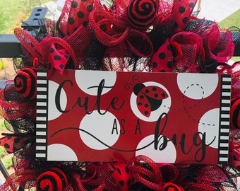 Lady Bug Wreath
