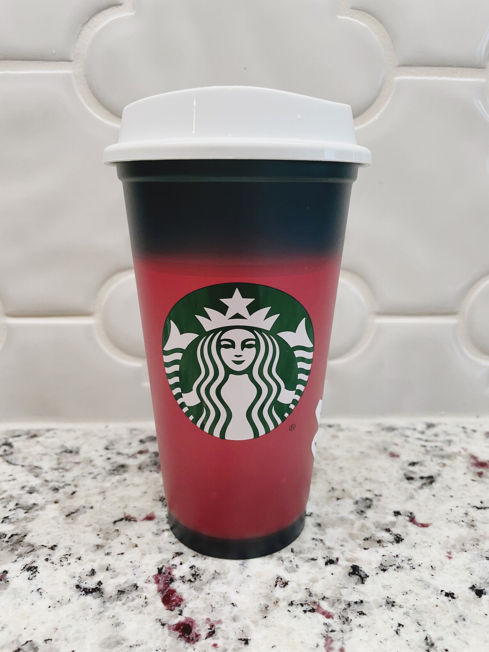 STARBUCKS Color Changing Hot Cup Green Starbucks Personalized Etsy