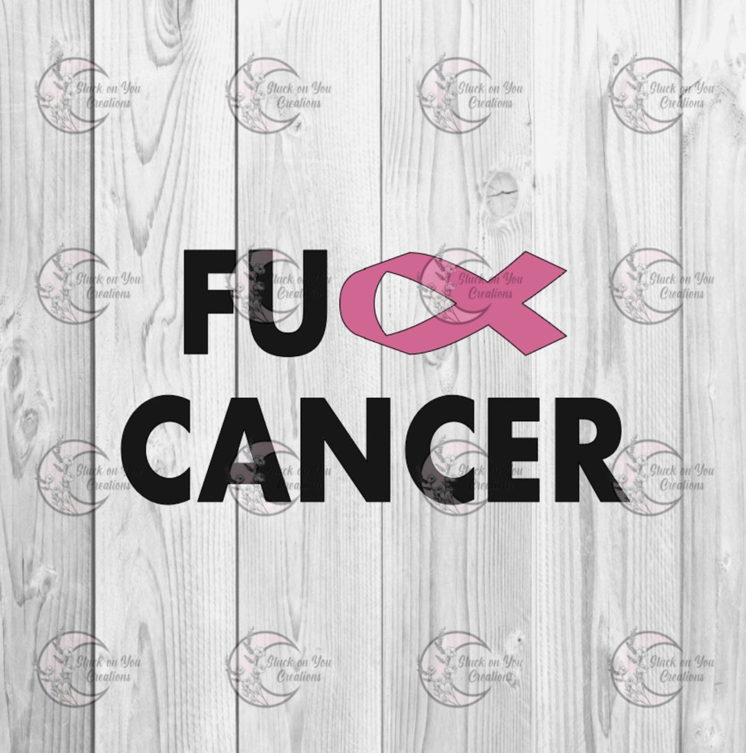 F Cancer Bumper Sticker / Vinyl Car Decal Etsy