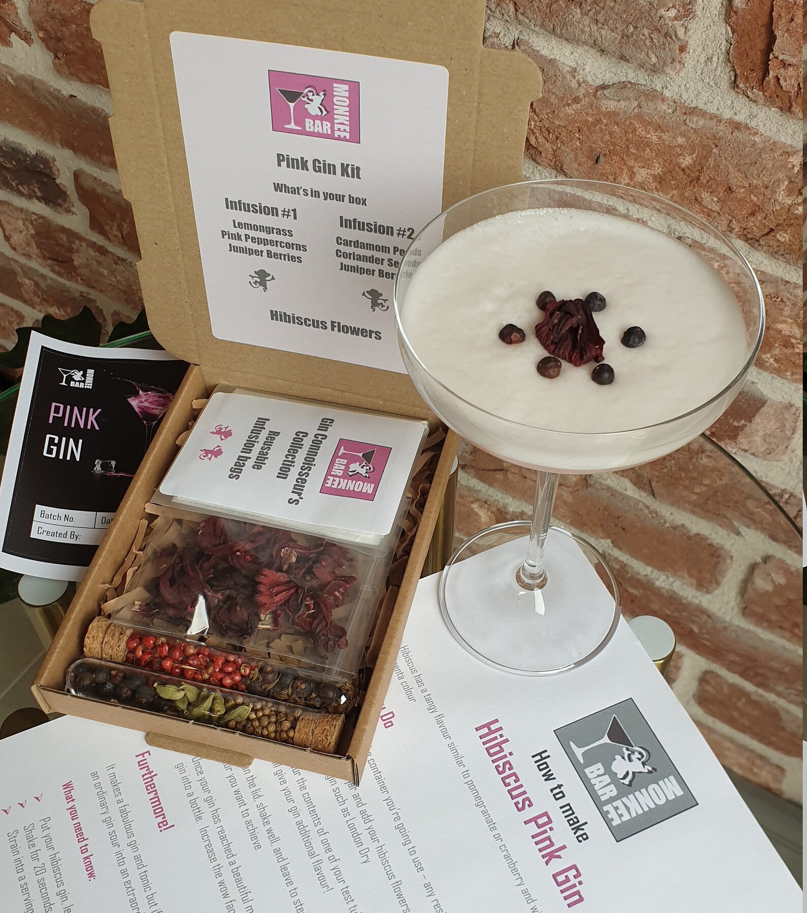 Pink Gin Making Kit / Botanical Gin / Gin Infusion Kit / Etsy UK