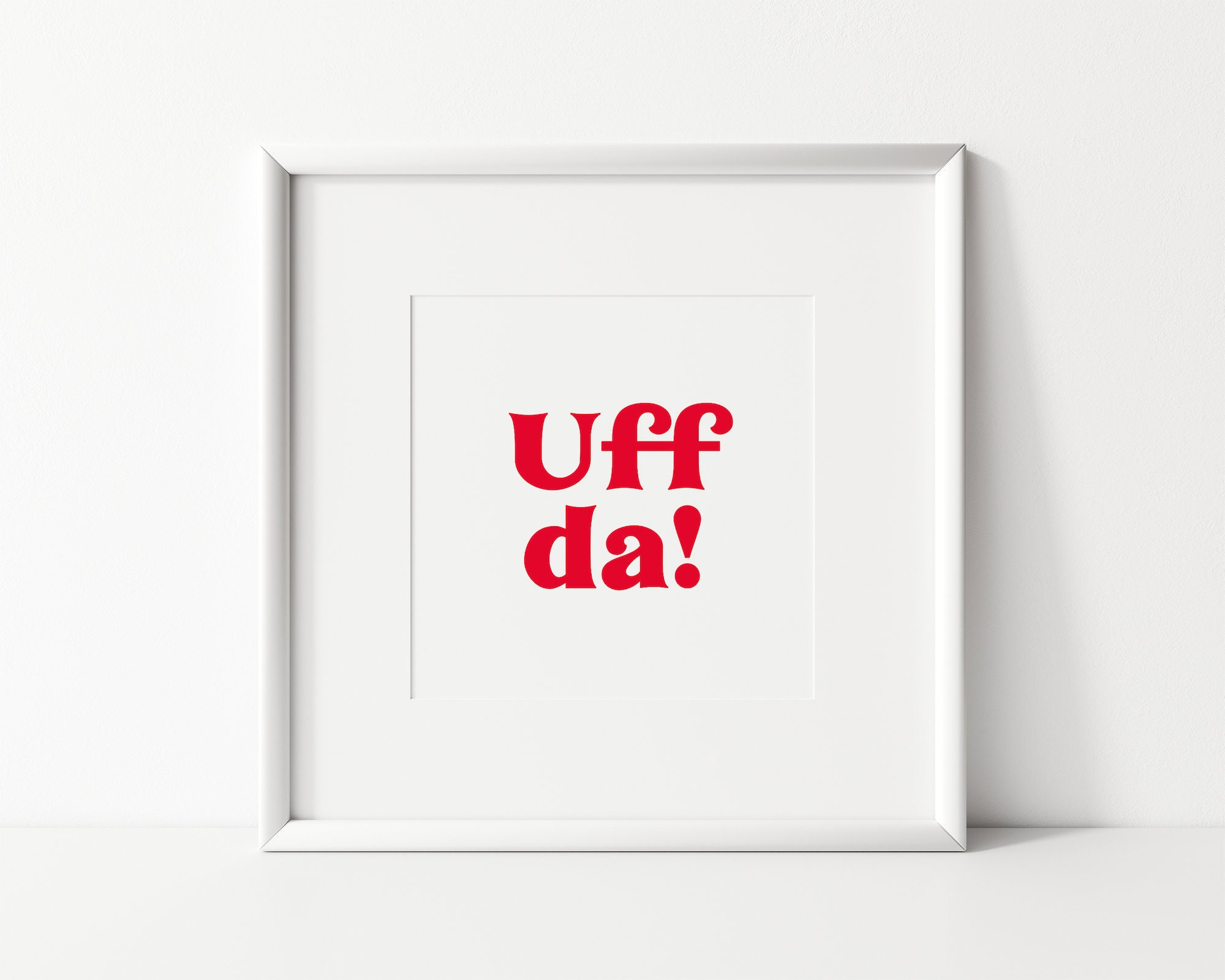 Uff Da Meaning Wholesale Novelty Metal Parking Sign
