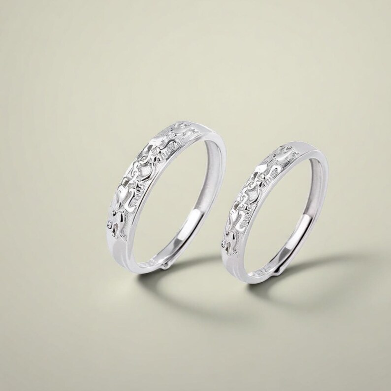 Fortune Rings Silver 925 Sterling Silver Pixiu Matching Couple Rings, Free Engraved ...