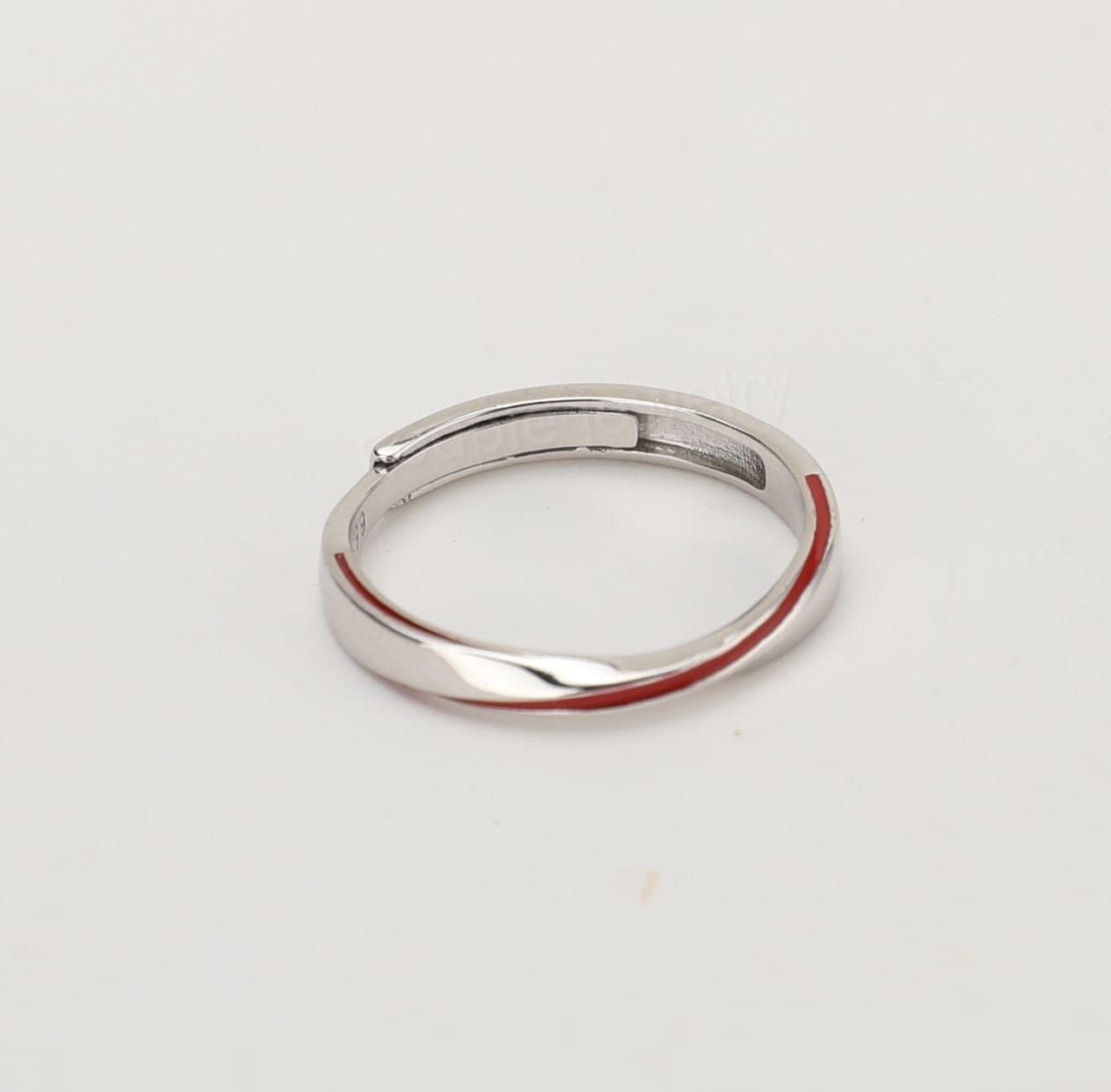 Red Thread Rings 999 STERLING SILVER the Matchmaker's Red String Matching Rings • Free ...