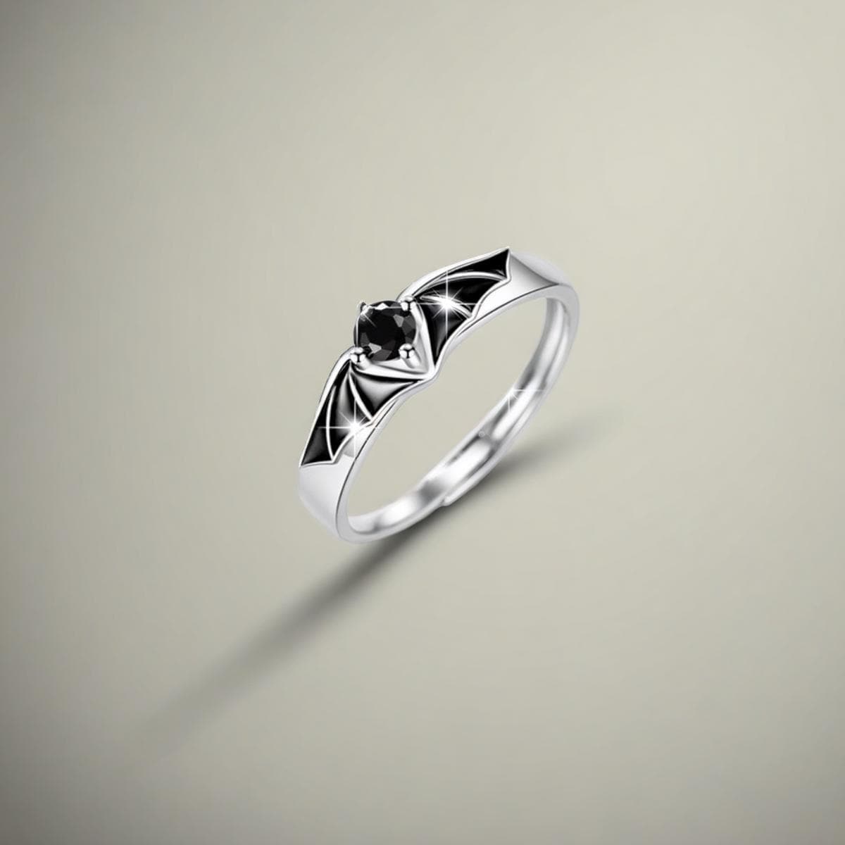 Eternal Balance: Angel & Devil Matching Rings in 925 Sterling Silver ...