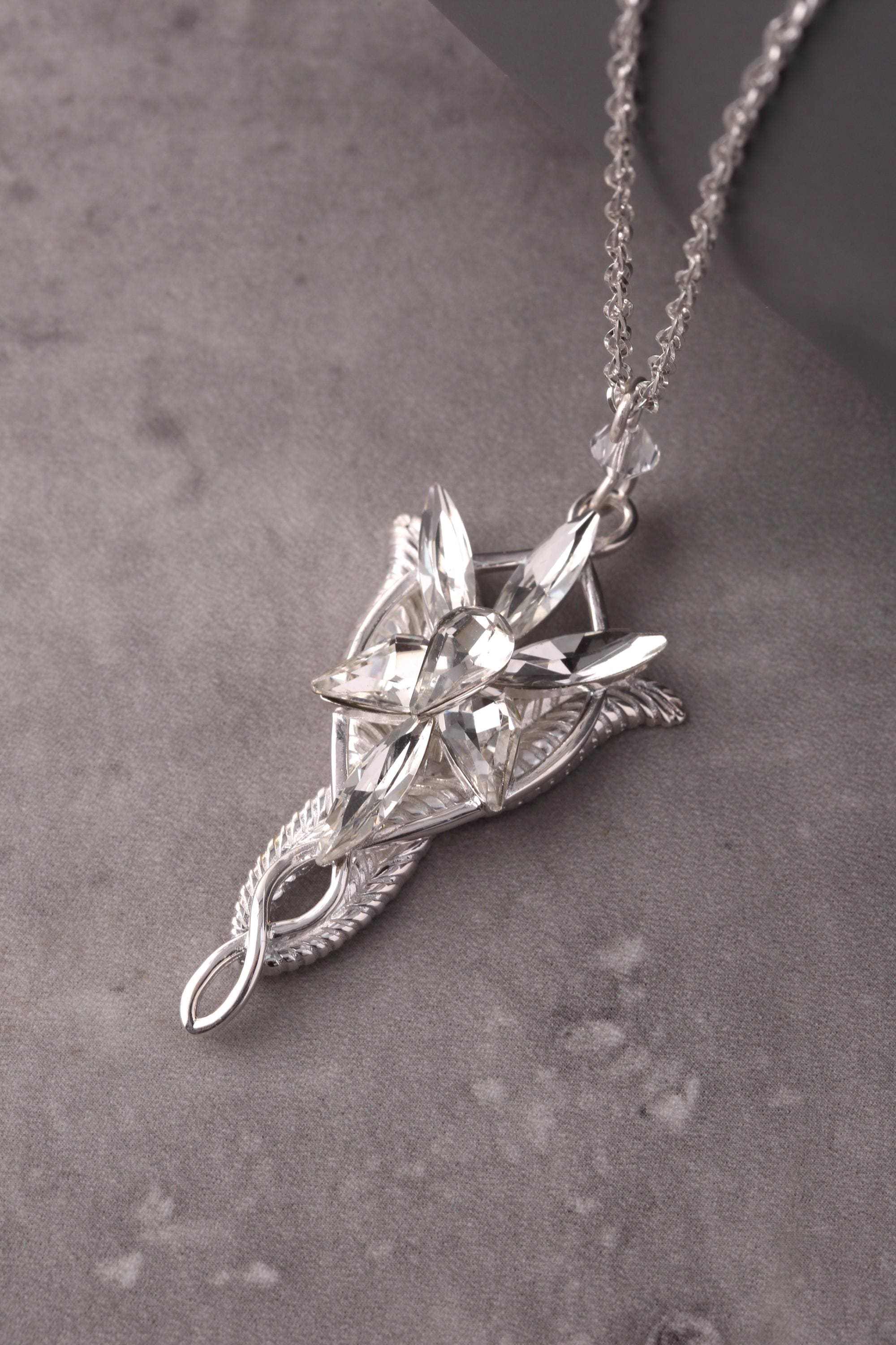 Evenstar Pendant Aragorn's Necklace Name Lord Of The Rings