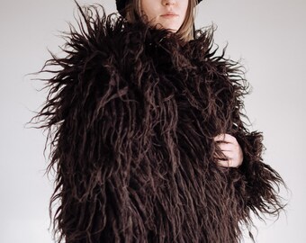 【sachat 】vallan Mix Shaggy Wool Jacket sachat 】vallan Mix Shaggy Wool Jacket