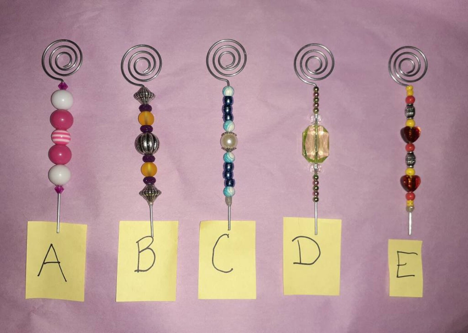 Beaded Plant Flower Garden Stakes Decorative Plant Pot Sticks Etsy