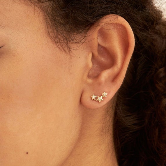 Trio Star Ear Studs Trio Star Ear Studs