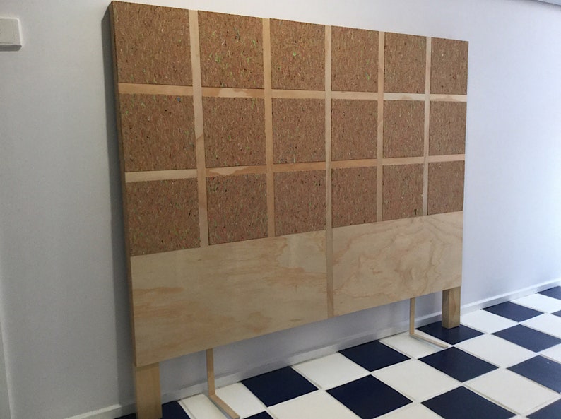 Unique Handmade Confetti Cork Queen Size Headboard Bedhead Etsy