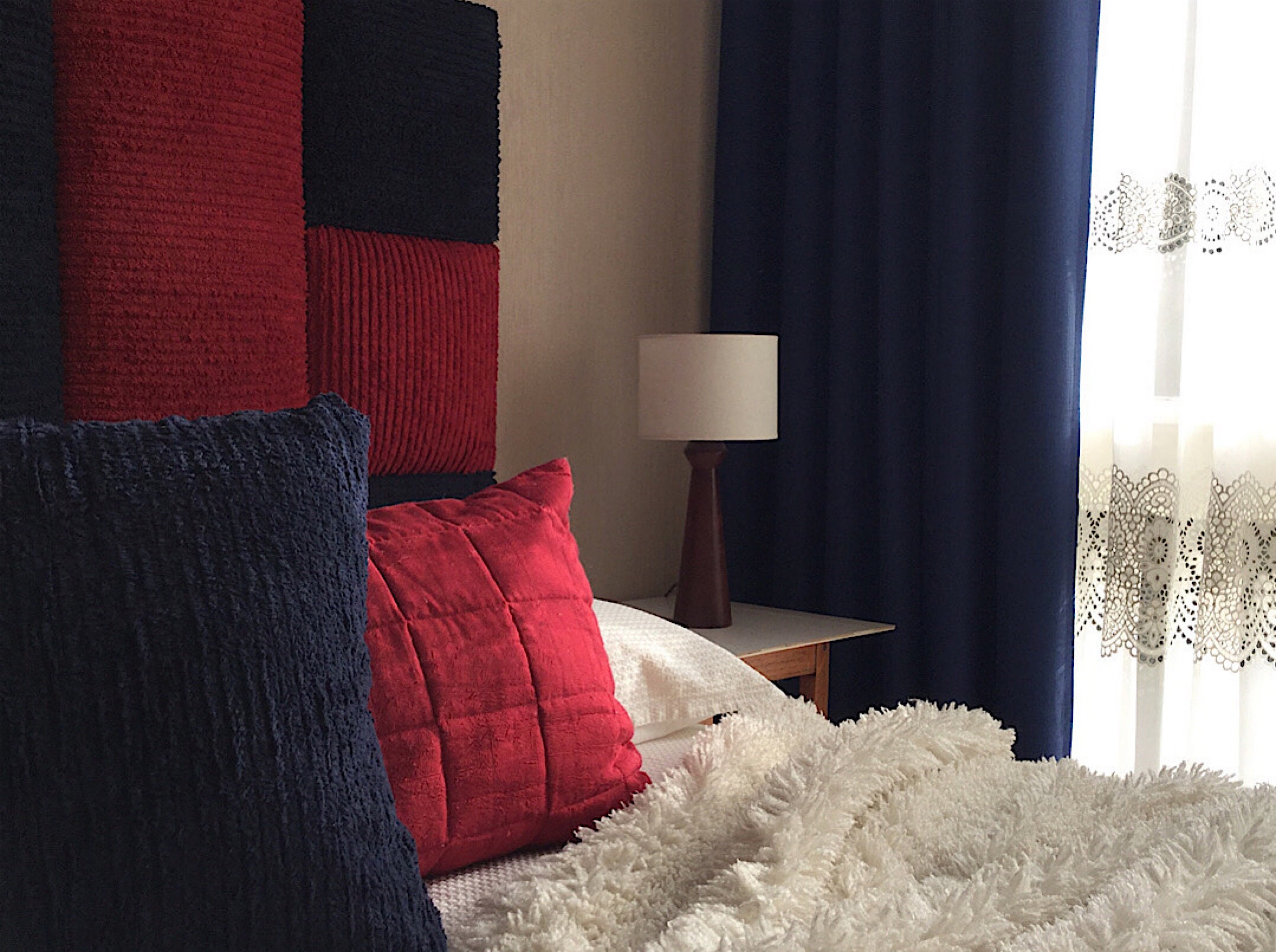 Unique Handmade Plush Upholstered Queen Size Headboard Etsy Australia