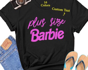 plus size barbie shirt