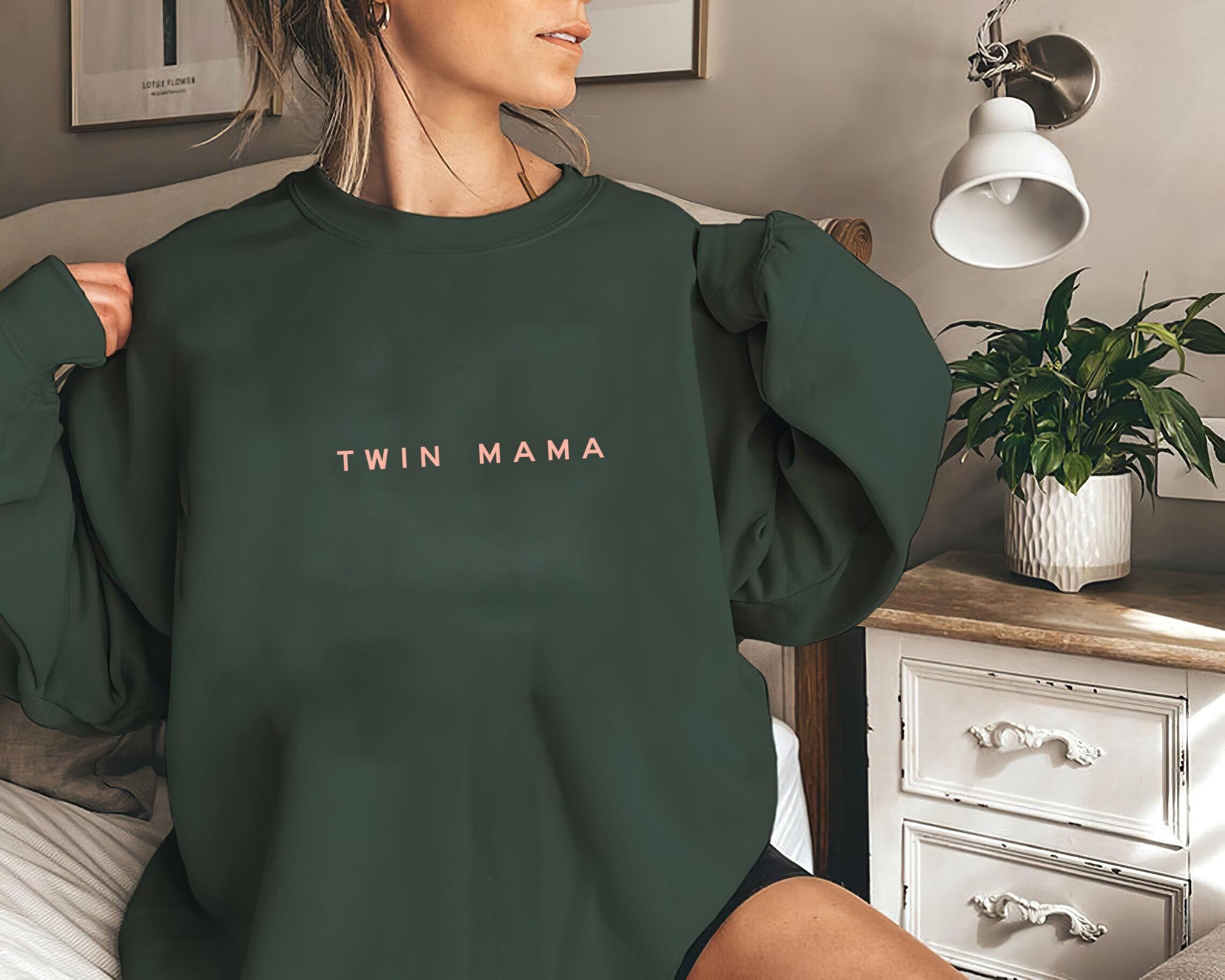 StantonTee Twin Mama Sweatshirt, Twin Mama Oversized Sweatshirt, Mother of Twin Shirt, Unisex Sweatshirt Tee Hoodie Tank Top, Gift for Mom Mama