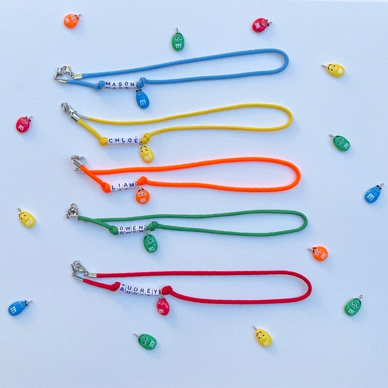 Colorful Personalized Kids Mask Lanyard/strap/holder With Etsy