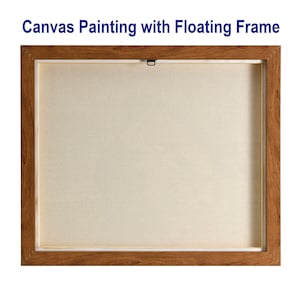 portrait painting with frame