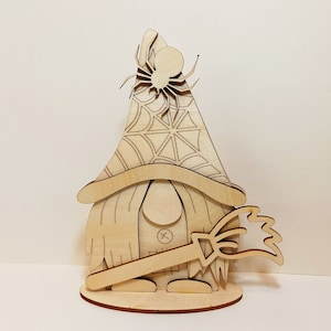 Christmas Gnome 5 with stand. For 3 mm, 4 mm, 5mm and 6 mm material. Laser cut. Vector files cdr, dxf, eps, svg