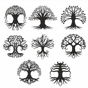 Celtic tree of life 1. Vector files cdr, dxf, eps, svg
