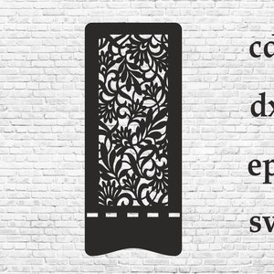 Phone Stand. Mobile holder. Design 9. Drawing for 3 mm material