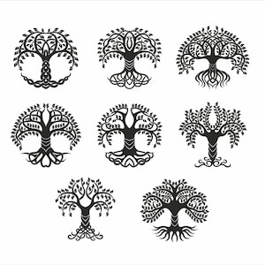 Celtic tree of life 5. Vector files cdr, dxf, eps, svg