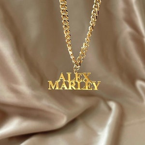 Custom necklace store name for him