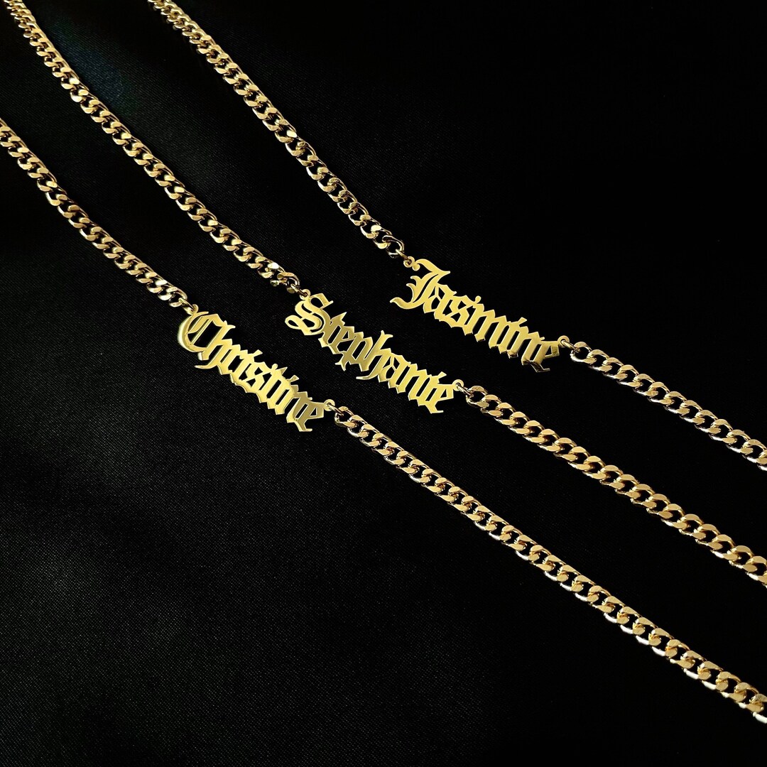 Mens Necklace / Name Necklace for Man for Women / Customized Necklace