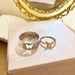 Couple Rings Butterfly Matching Ring For Women Men Promise Ring For Lovers Matching Couple Rings Band Butterfly Rings