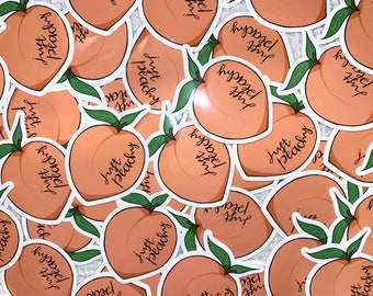 Just Peachy Sticker