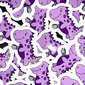 Tea-Rex Sticker