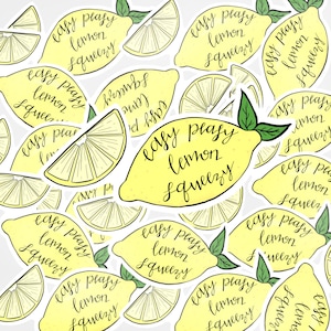 Easy Peasy Lemon Squeezy Sticker