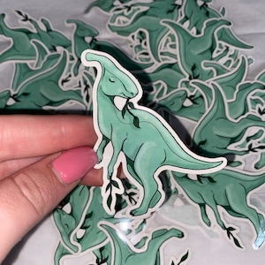 Green Dinosaur Sticker