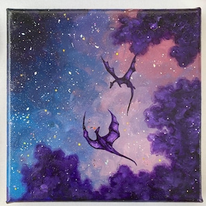 8&quot; Dragon Square Canvas Painting