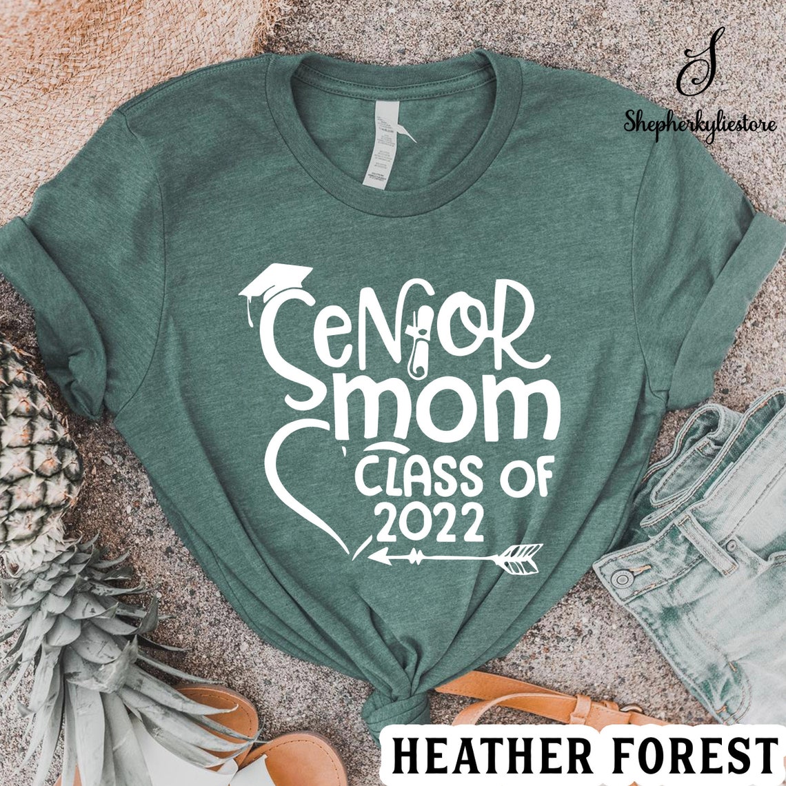Senior mom class of 2022 Shirt Senior mom Senior Senior | Etsy