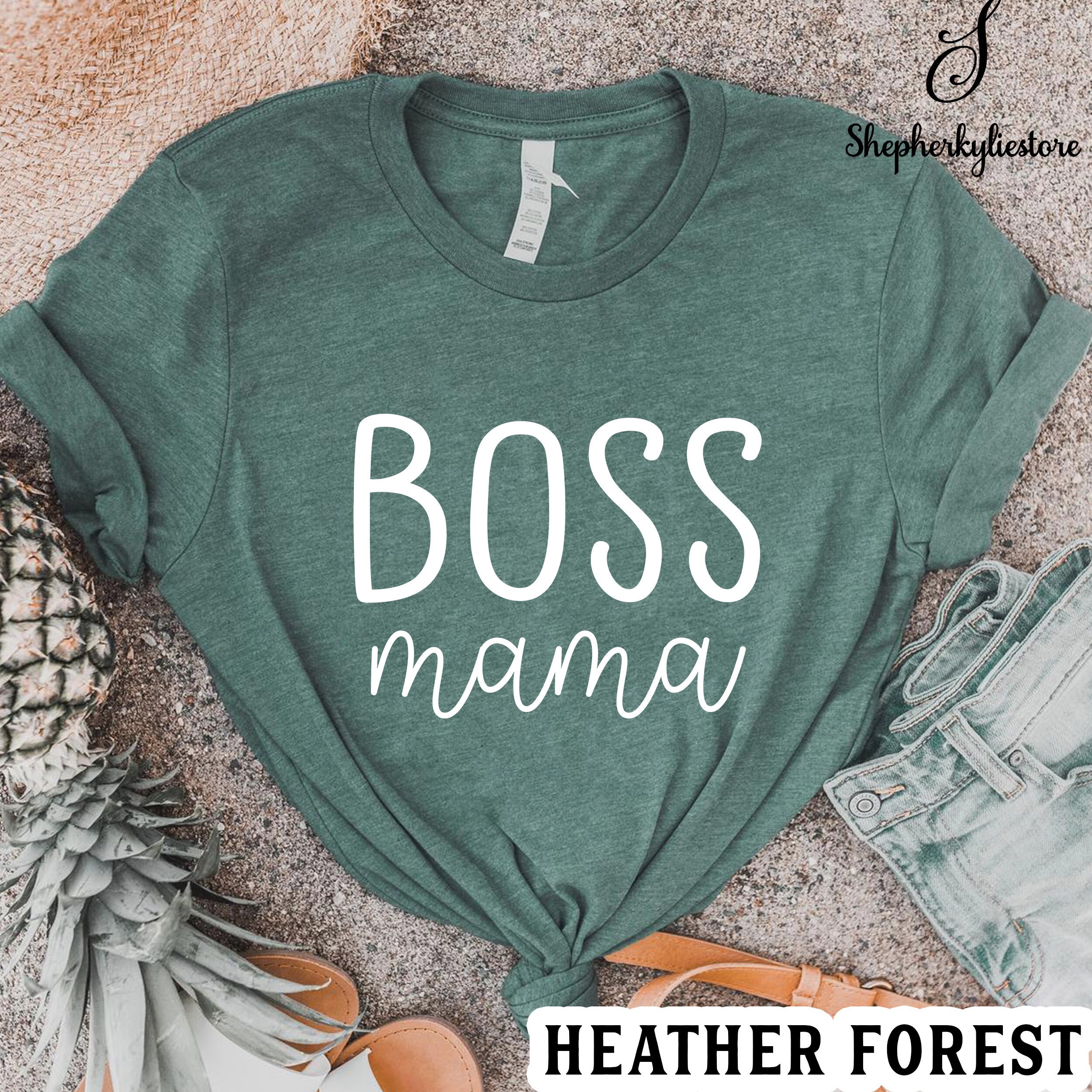 Boss mama Shirt Mommy mama boss mama club shirt Gift for | Etsy