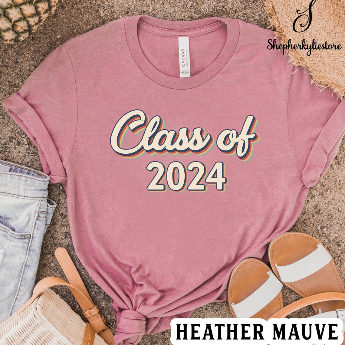Class Of 2024 Shirt Graduation Shirt Class Of 2024 TShirt Etsy